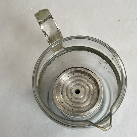 Vintage Pyrex 9 Cup Coffee Pot with Lid - Picture 6 of 10